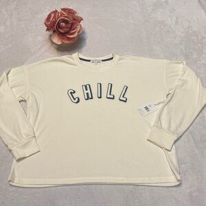 P.J. SALVAGE Size L CHILL Sweater